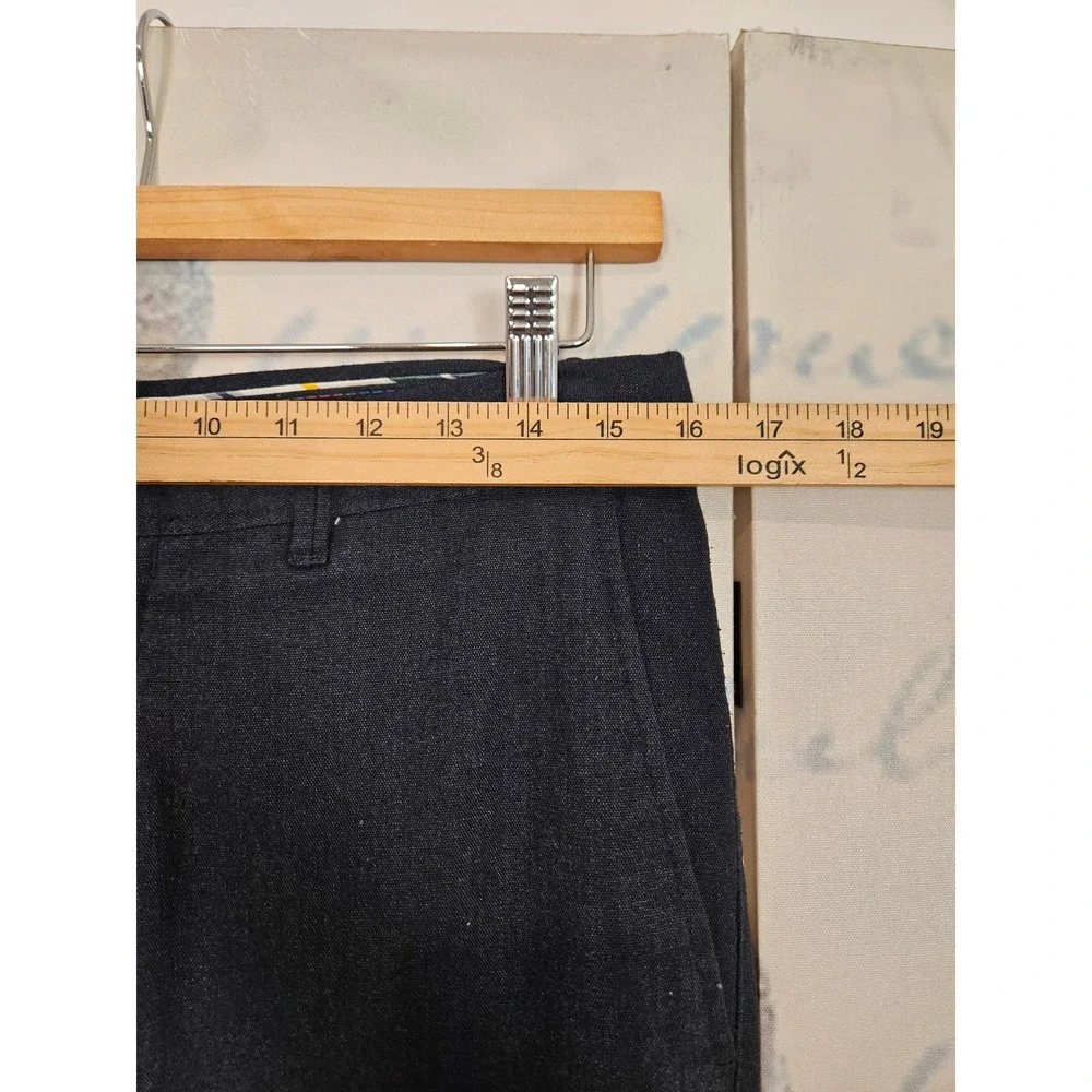Zara Chino Pants 31 Dark Navy Blue Slim Fit Tapered Smart‎ Casual Mens